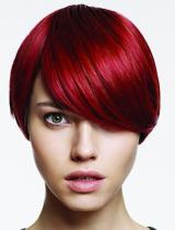  Red Bob Hairstyle by Farouk