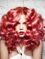 Red Curly Hairstyle by Lanza