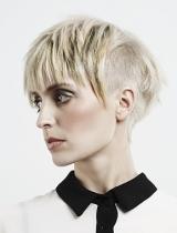   Shaved-Sides Hairstyle by Mob Salons