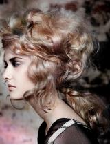 Long Blonde Messy Hairstyle by Rokk Ebony