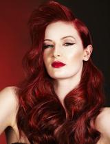 Long Red Hairstyle by Jamie Stevens