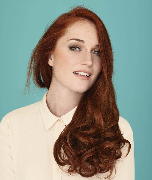 Saks Long Red Hairstyles