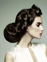 Brown Sculptured Hairstyle by Sherri Jessee