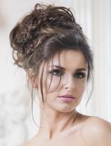 Brown Messy Hairstyle by Anne Veck Hair