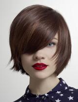  Brown Bob Hairstyle by Tchip Coiffure