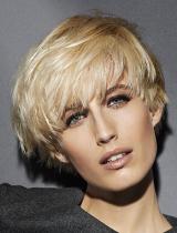 Short Blonde Choppy Hairstyle by Franck Provost