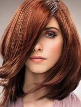 Medium Brown Flicked Hairstyle by Paul Mitchell