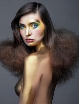  Brown Avant Garde Hairstyle by Mayte Garrote