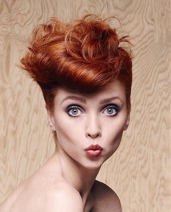 Camille Albane Short Red Hairstyles