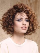 Brown Curly Hairstyle by Camille Albane