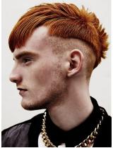 Mens Short Red Hairstyle by Roco