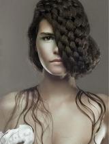 Brown Avant Garde Hairstyle by TONI&GUY 