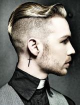 Mens Coloured Hairstyle by The Mens Hair Federation