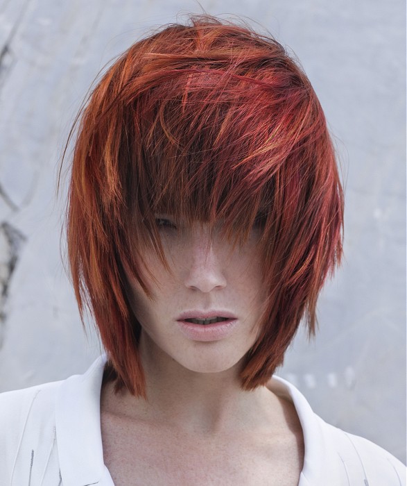 Medium Red Hairstyles