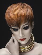 Short Red Hairstyle by Amparo Fernndez