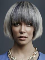 Short Grey Hairstyle by Mob Salons