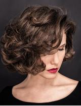 Brown Curly Hairstyle by Cebado