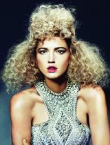 Blonde Curly Hairstyle by TONI&GUY 