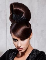 Long Top-Knot Hairstyle by Christine Margossian