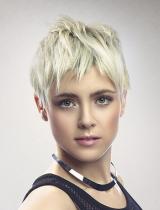 Short Blonde Hairstyle by Sank