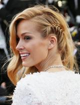 Blonde Plaited Hairstyle by Dessange Paris