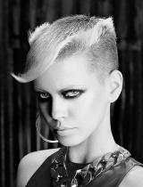   Shaved-Sides Hairstyle by HOB Salons