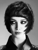 Black Shortfringe Hairstyle by Barrons Hairdressing