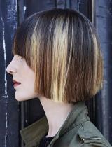  Brown Bob Hairstyle by Jean Louis David