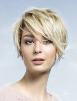 Blonde Layered Hairstyle by Saint Algue