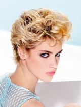 Short Curly Hairstyle by Michel Dervyn