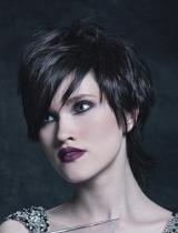 Black Coloured Hairstyle by Equipe Vittorio