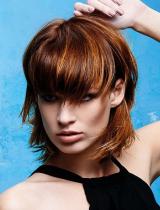 Medium Brown Choppy Hairstyle by Fabio Salsa