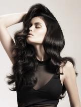 Long Black Volumous Hairstyle by Schwarzkopf