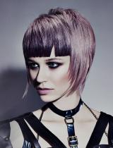 Short Fringe Hairstyle by Fabric Salon