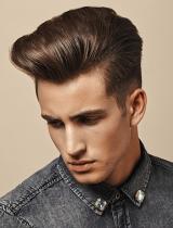 Mens  Brown Hairstyle by Tchip Coiffure