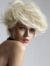 Short Frizzy Hairstyle by Jean Claude Aubry