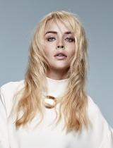 Long Blonde Sculptured Hairstyle by Jean Marc Maniatis