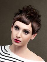 Short Brown Spikey Hairstyle by Sank