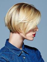 Short Coloured Hairstyle by Michel Dervyn