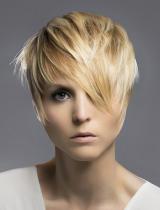  Blonde Choppy Hairstyle by Scruples