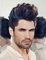 Mens Medium Black Hairstyle by Gandini Club