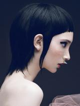 Black Fringe Hairstyle by Nicole Kae