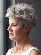 Medium Grey Hairstyle by Paul Gehring