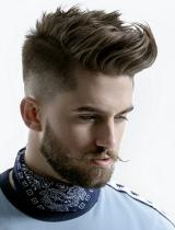 Mens Short Brown Hairstyle by Raffel Pages