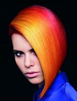  Red Straight Hairstyle by Schwarzkopf