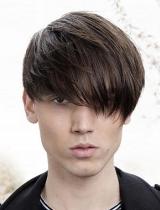 Black Fringe Hairstyle by Saint Algue