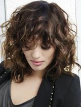 Brown Curly Hairstyle by Fabio Salsa