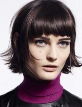 Short Flicked Hairstyle by Dessange Paris