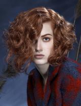 Red Volumous Hairstyle by Framesi