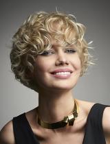 Blonde Curly Hairstyle by VOG